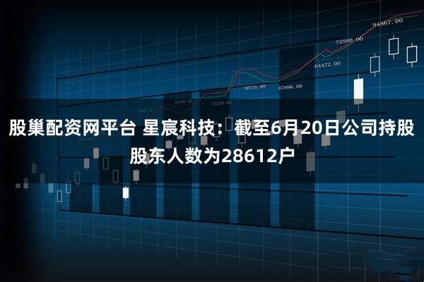 股巢配资网平台 星宸科技：截至6月20日公司持股股东人数为28612户